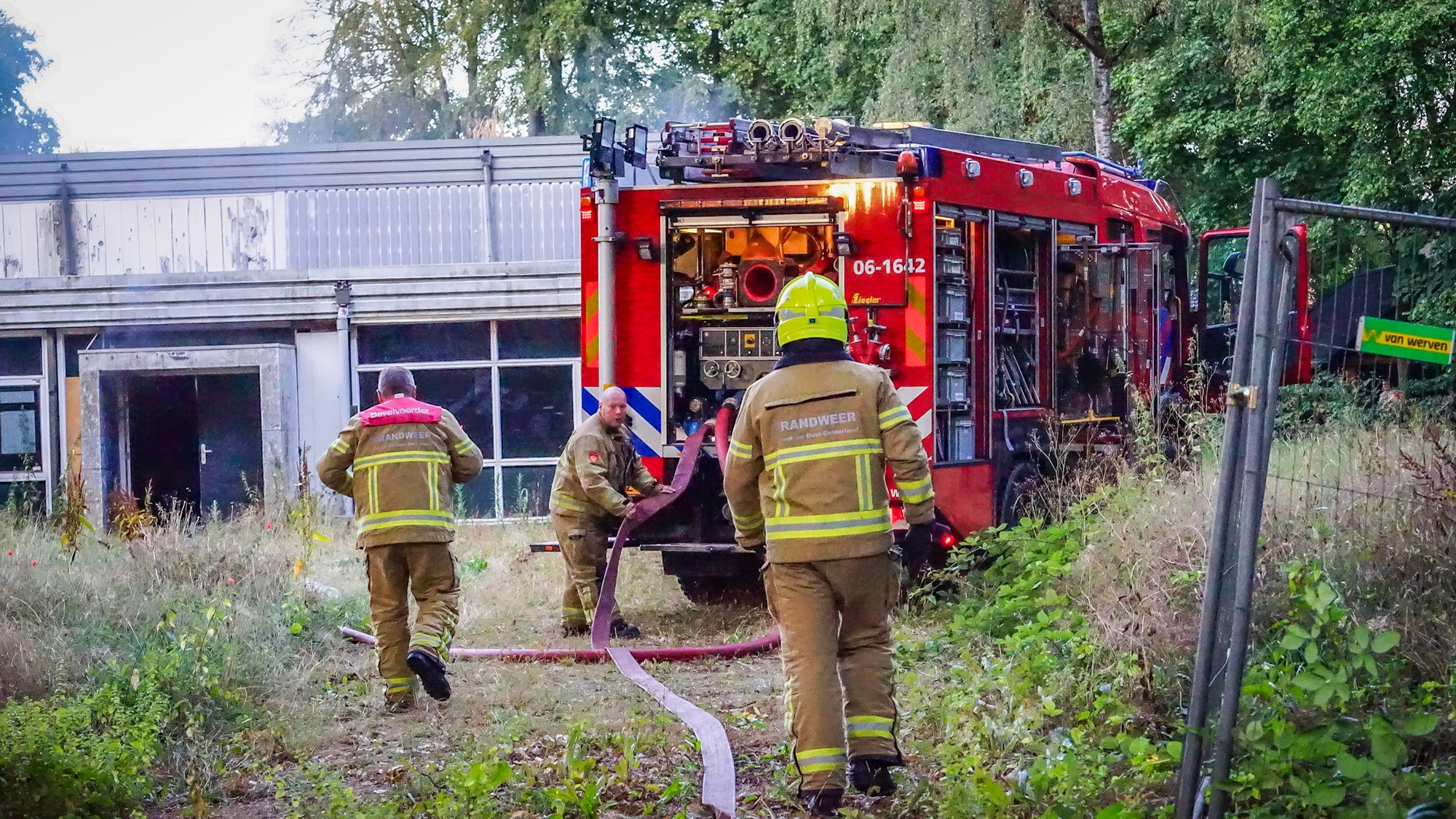 Middelbrand in kantoorpand aan F.A. Molijnlaan in Nunspeet