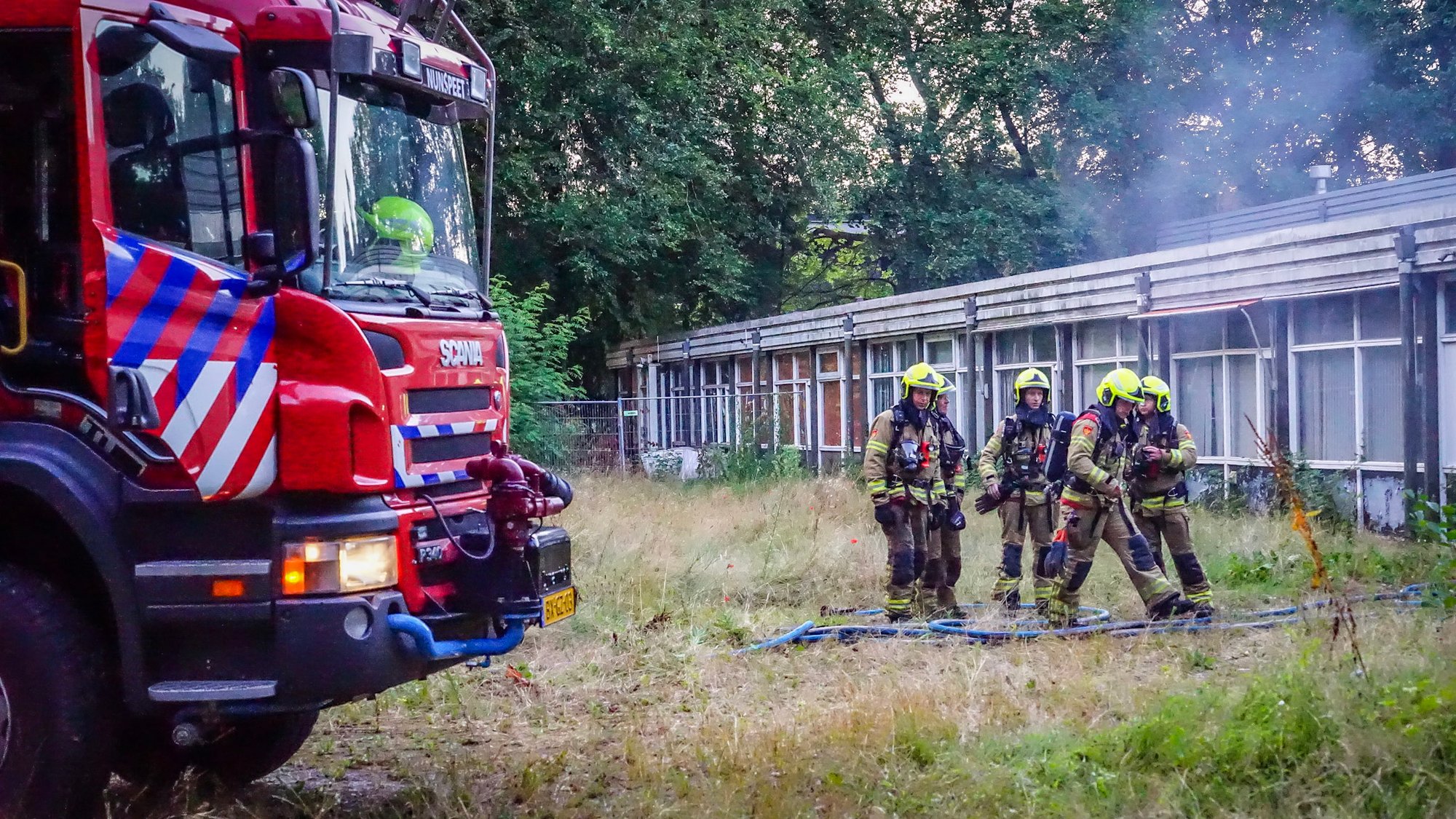 Middelbrand in kantoorpand aan F.A. Molijnlaan in Nunspeet