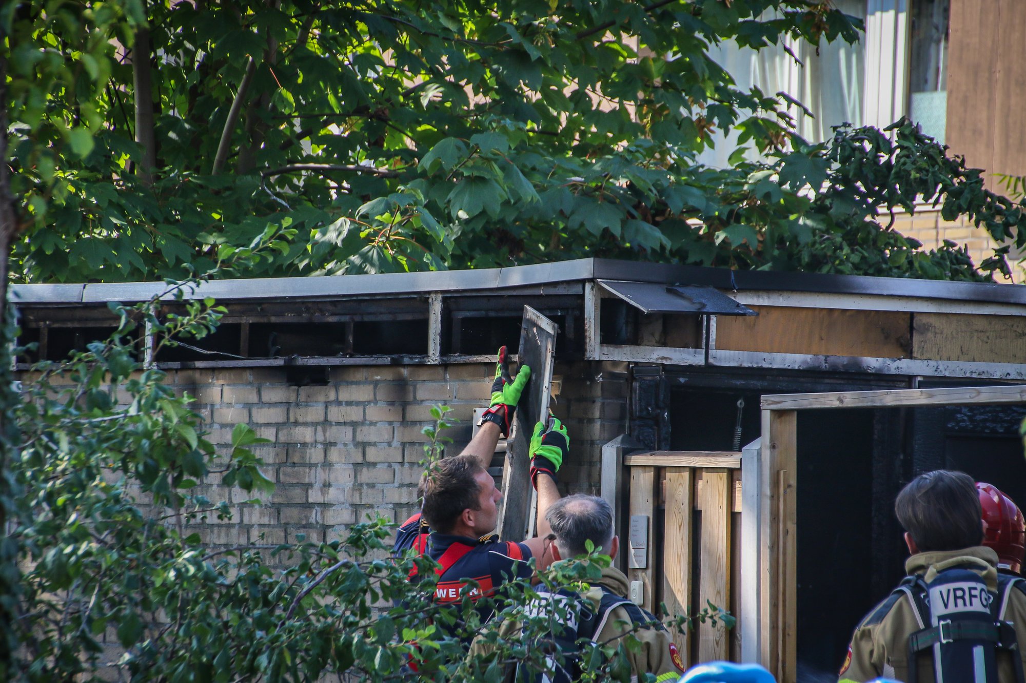 Schuurtje volledig afgebrand bij brand aan Schouw in Lelystad
