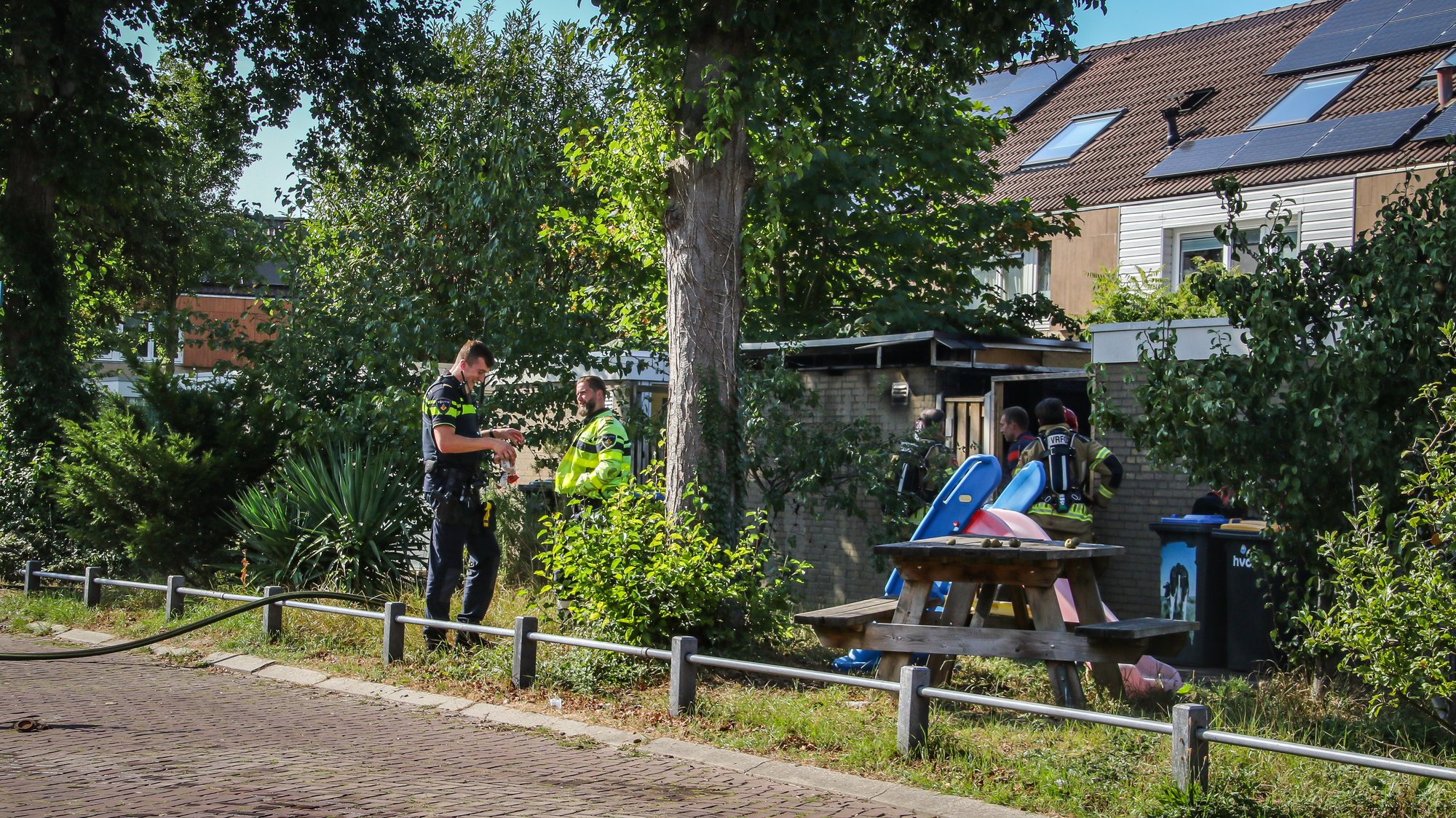 Schuurtje volledig afgebrand bij brand aan Schouw in Lelystad