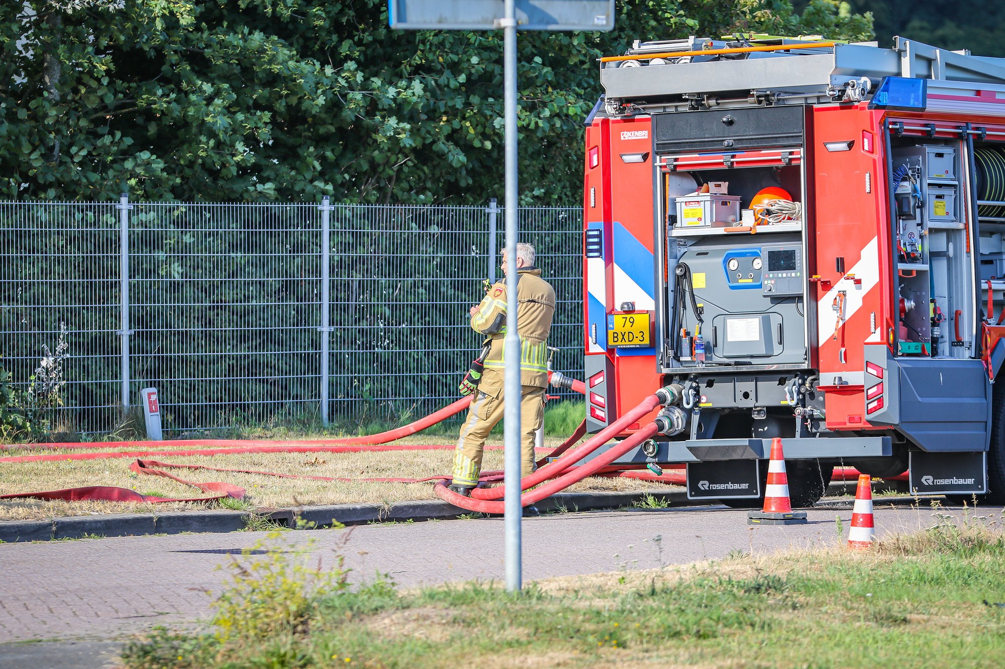 Zeer grote brand bij SOCAR in Lelystad, GRIP 1 opgeschaald
