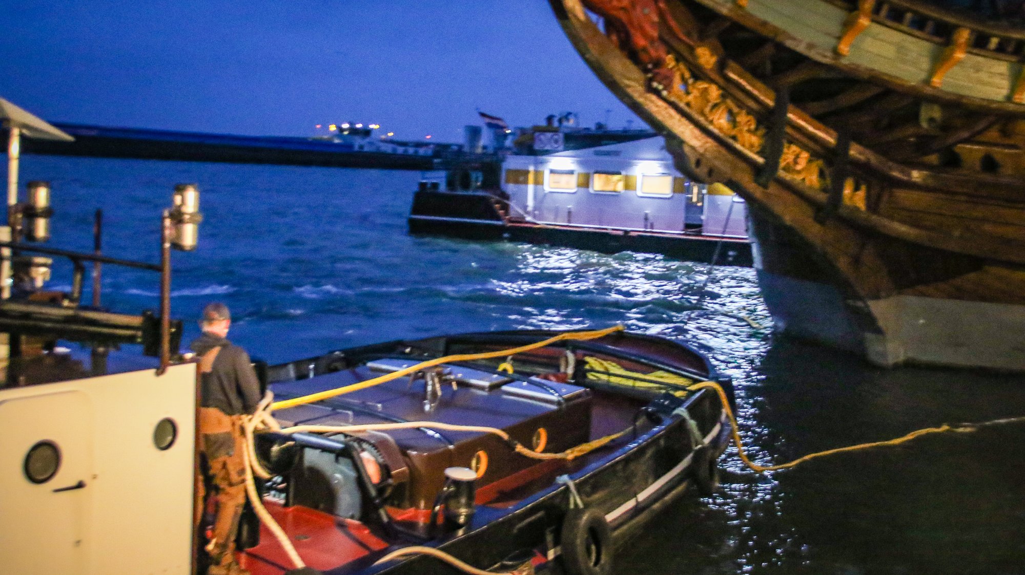 Batavia na 31 jaar in Lelystad terug naar Amsterdam voor reparaties