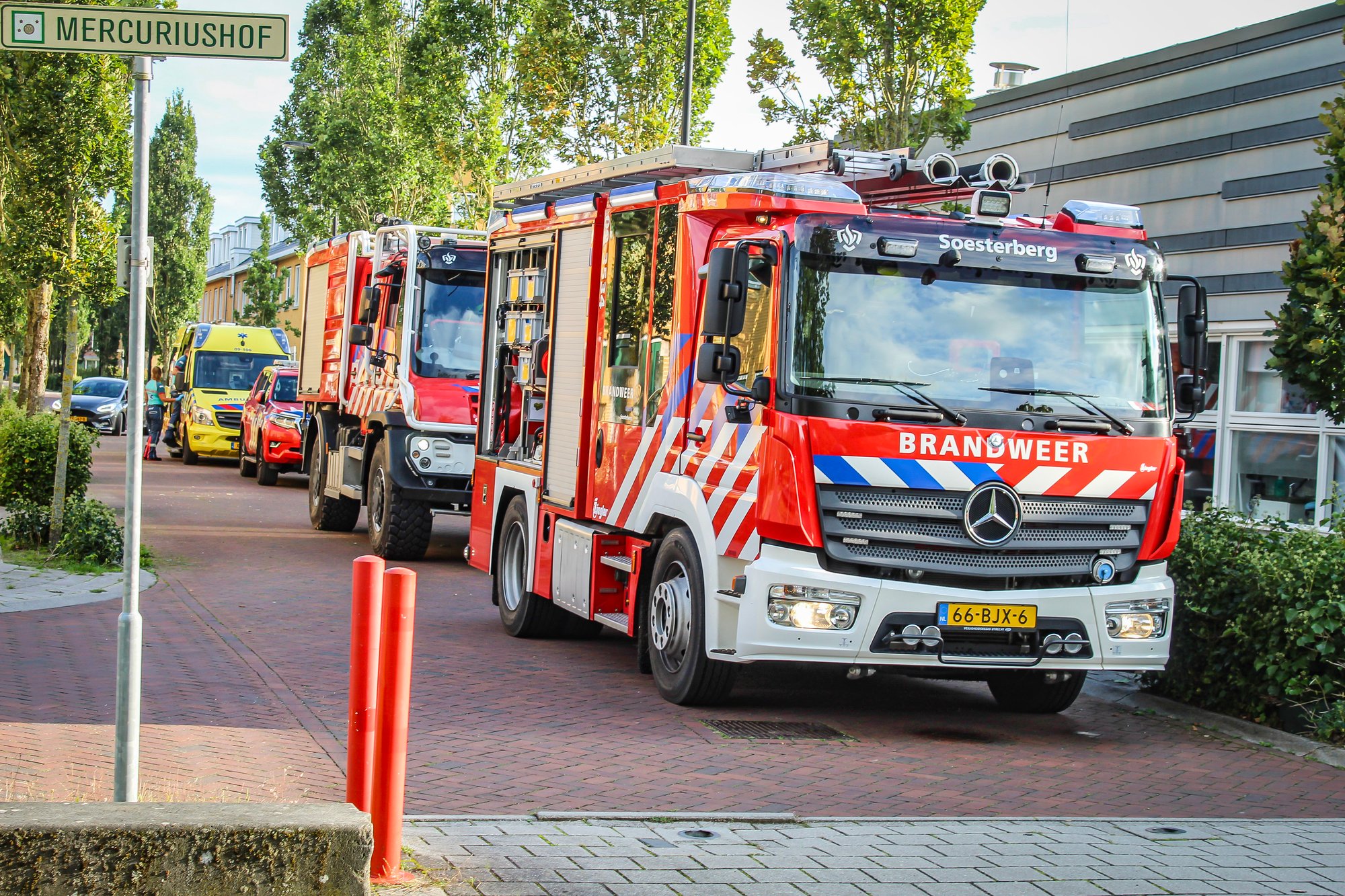 Boodschappenkrat op kookplaat zorgt voor flinke rookontwikkeling bij Abrona in Huis ter Heide