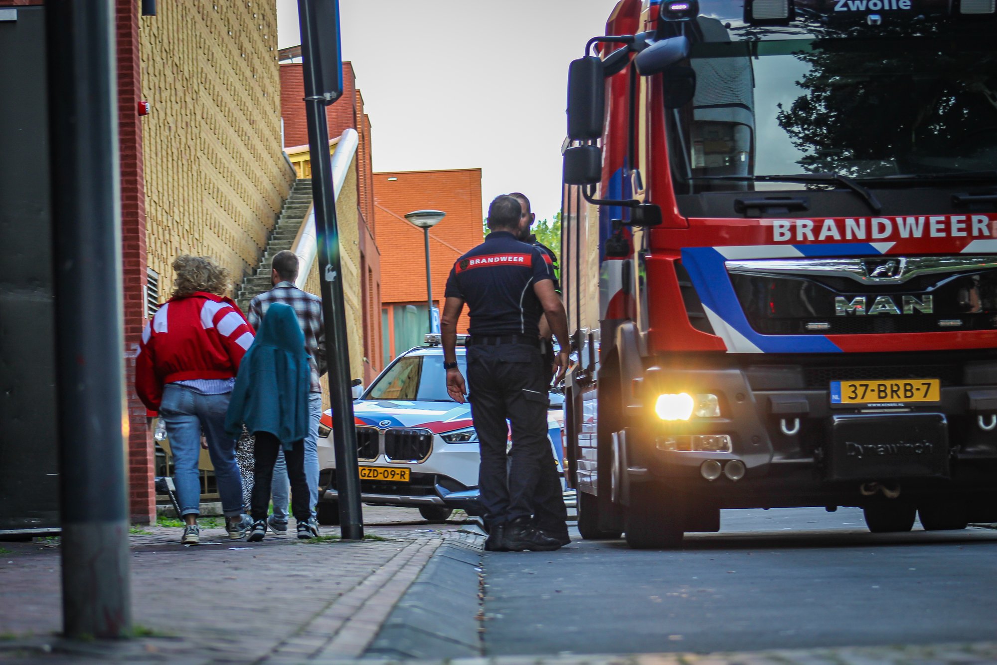 Gevaarlijke stof gemeten in magazijn Albert Heijn aan Katerdijk in Zwolle