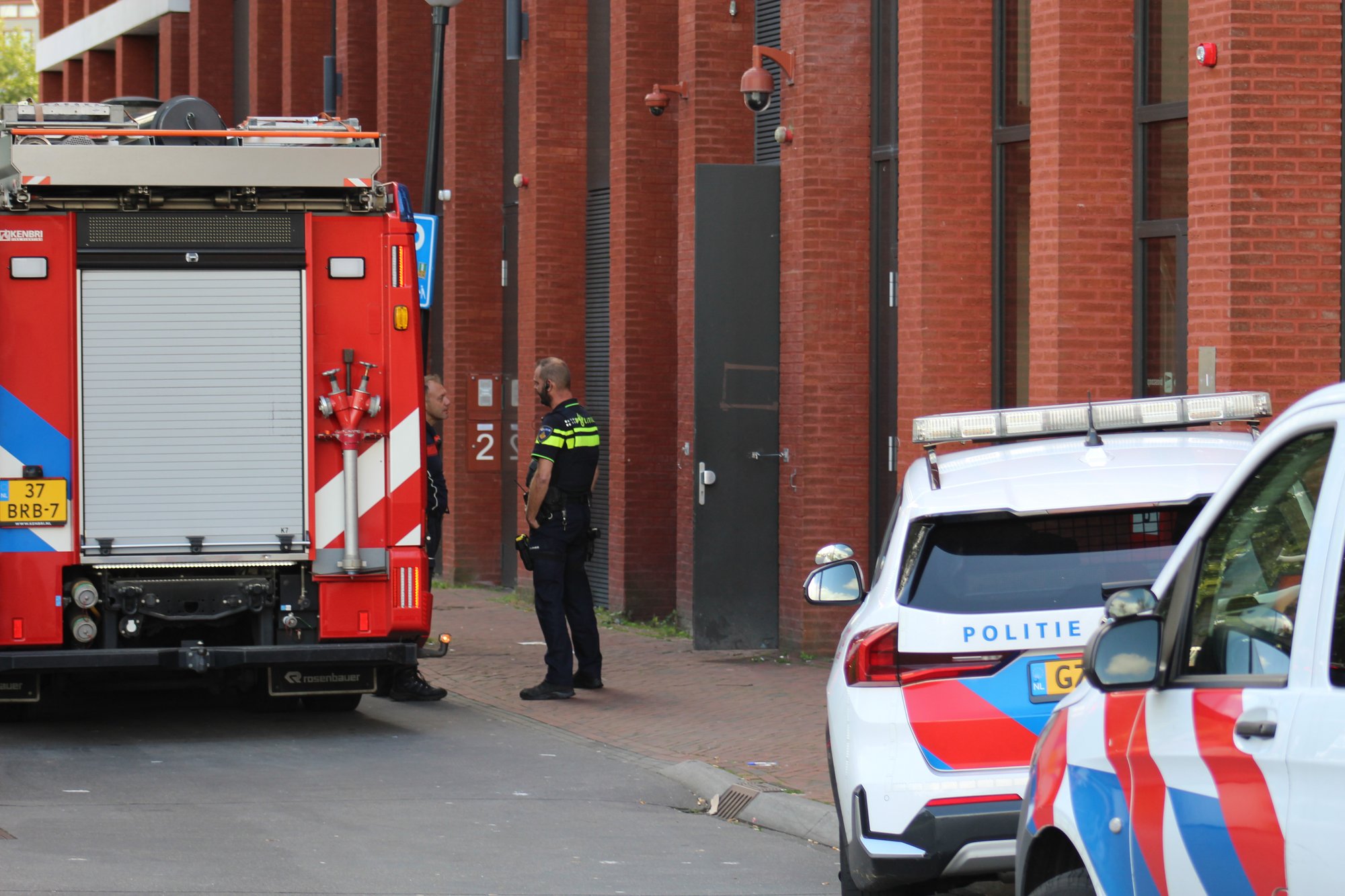 Gevaarlijke stof gemeten in magazijn Albert Heijn aan Katerdijk in Zwolle