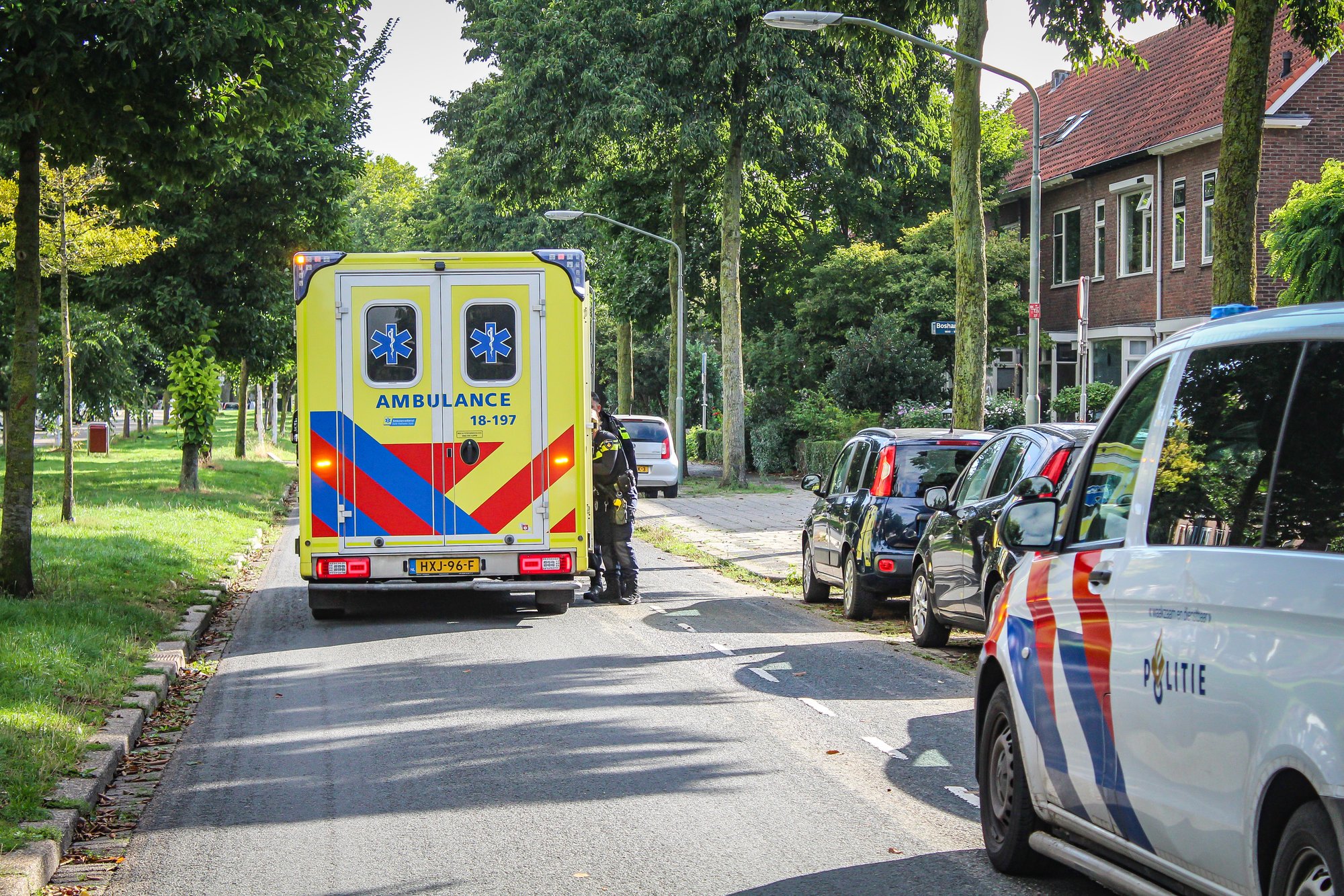 Gevallen fietser gewond geraakt aan Frans Lebretlaan in Dordrecht