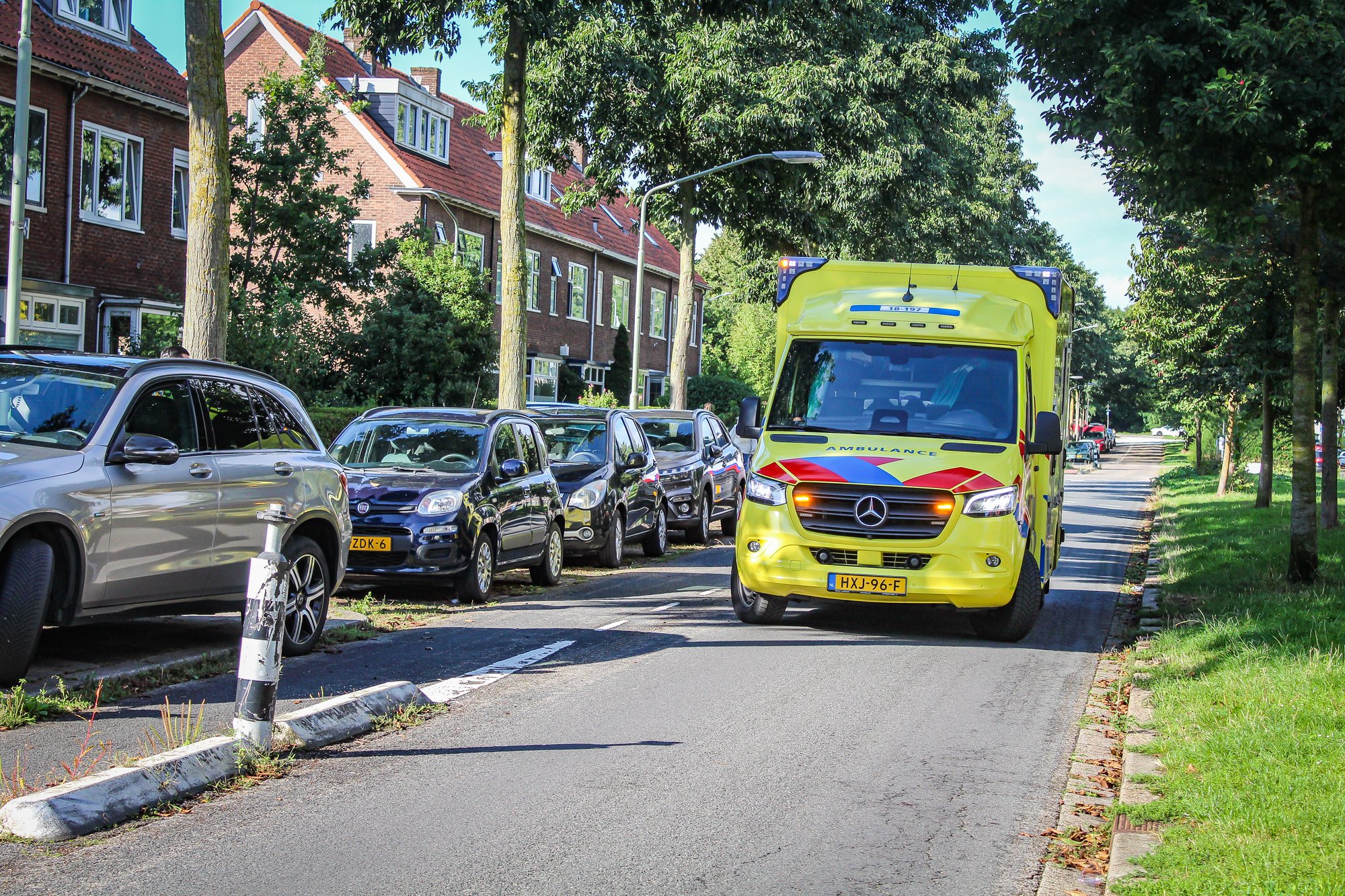 Gevallen fietser gewond geraakt aan Frans Lebretlaan in Dordrecht