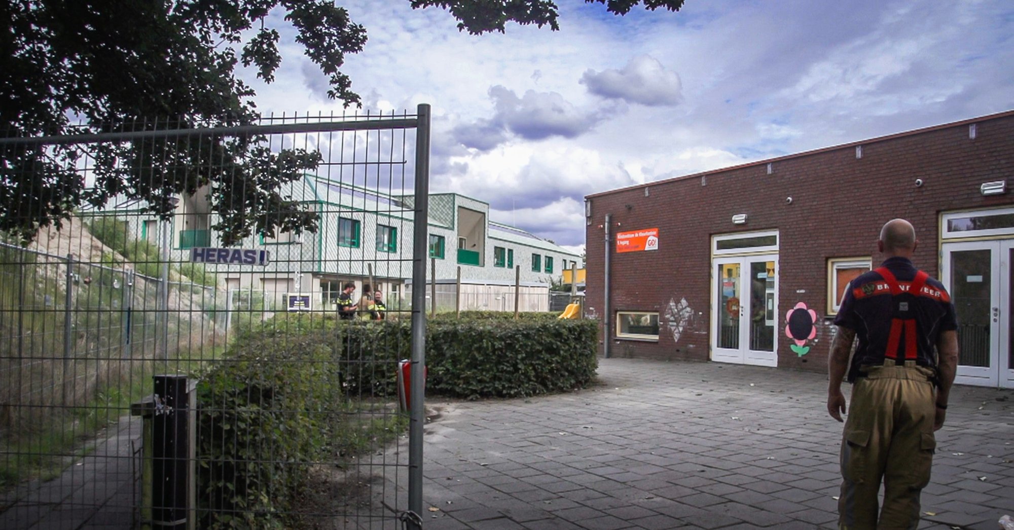 Klein brandje in leegstaand schoolgebouw in Lelystad snel geblust