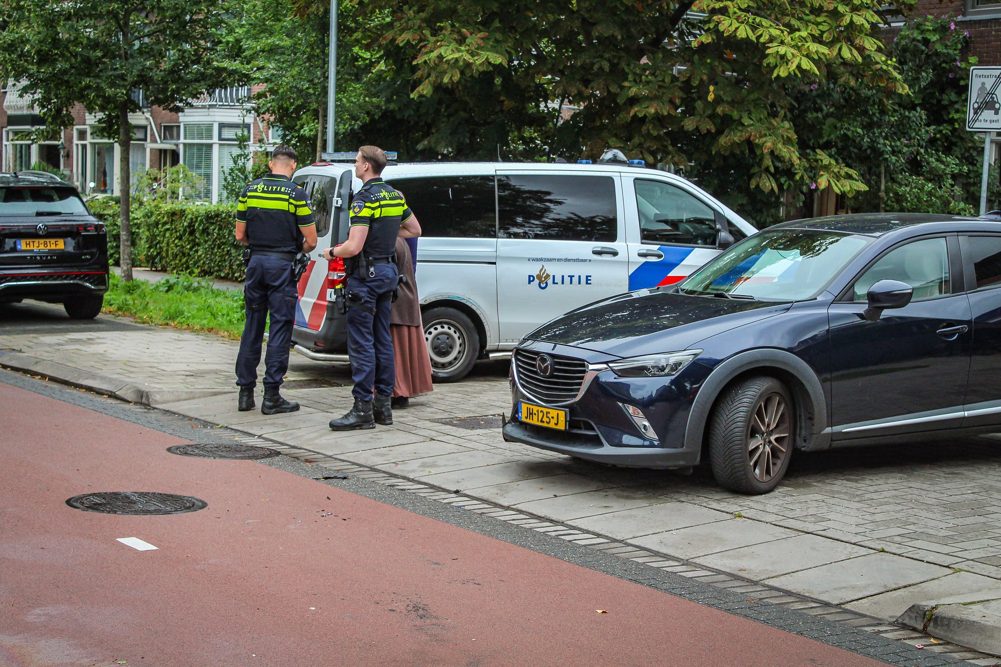 Ongeval tussen auto en scooter op Patersweg in Dordrecht