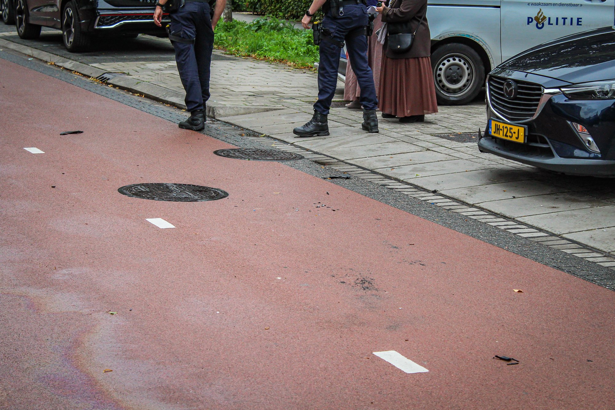 Ongeval tussen auto en scooter op Patersweg in Dordrecht