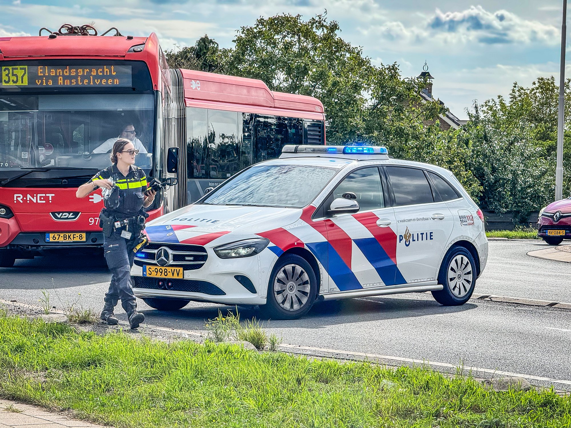 Twee auto’s total loss na ongeval op Legmeerdijk in Amstelveen
