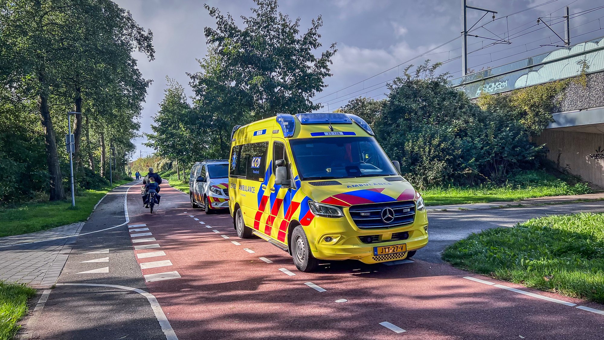 Aanrijding op het spoor tussen Almere Centrum en Almere Muziekwijk