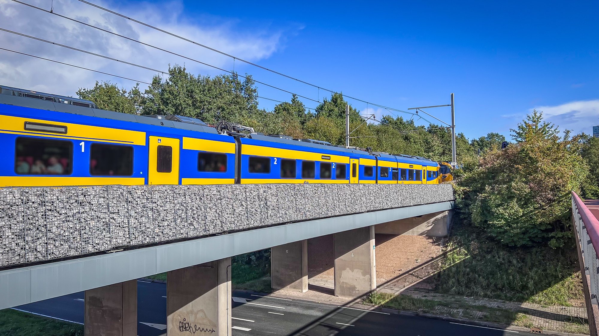 Aanrijding op het spoor tussen Almere Centrum en Almere Muziekwijk