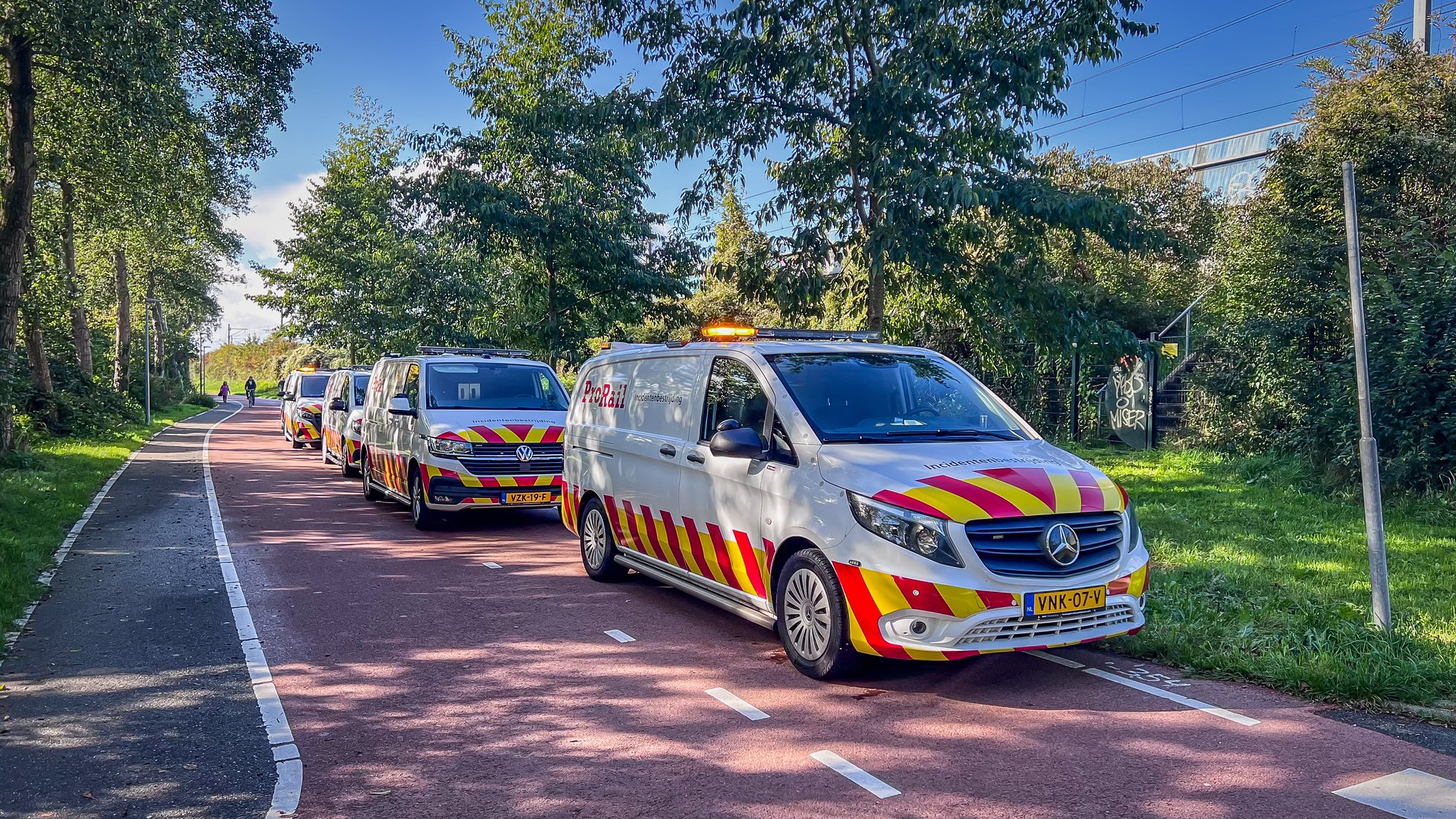 Aanrijding op het spoor tussen Almere Centrum en Almere Muziekwijk