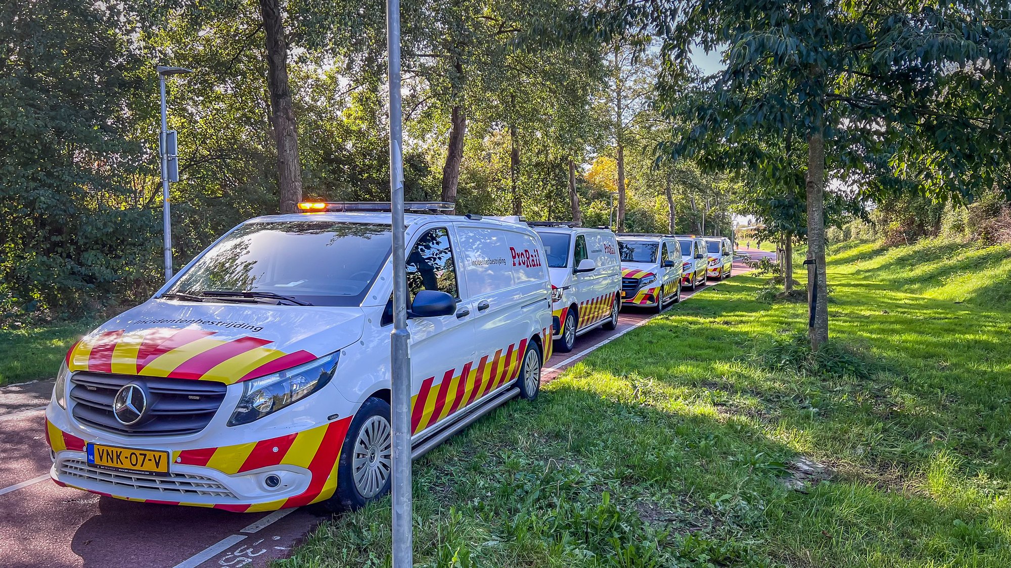 Aanrijding op het spoor tussen Almere Centrum en Almere Muziekwijk