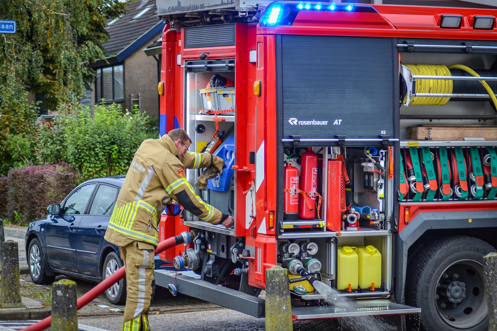 Brandweer voorkomt erger bij schoorsteenbrand in Ursem